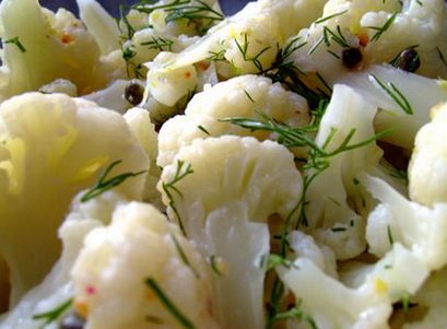 Капуста цветная отварная